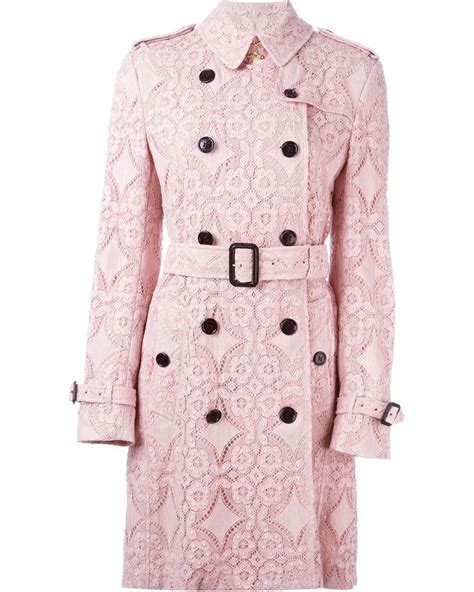 burberry lace trench coat